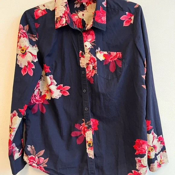 Joules floral shirt exc con size 12 - Picture 7 of 13